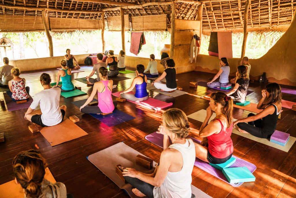 Yoga shala at Ulpotha