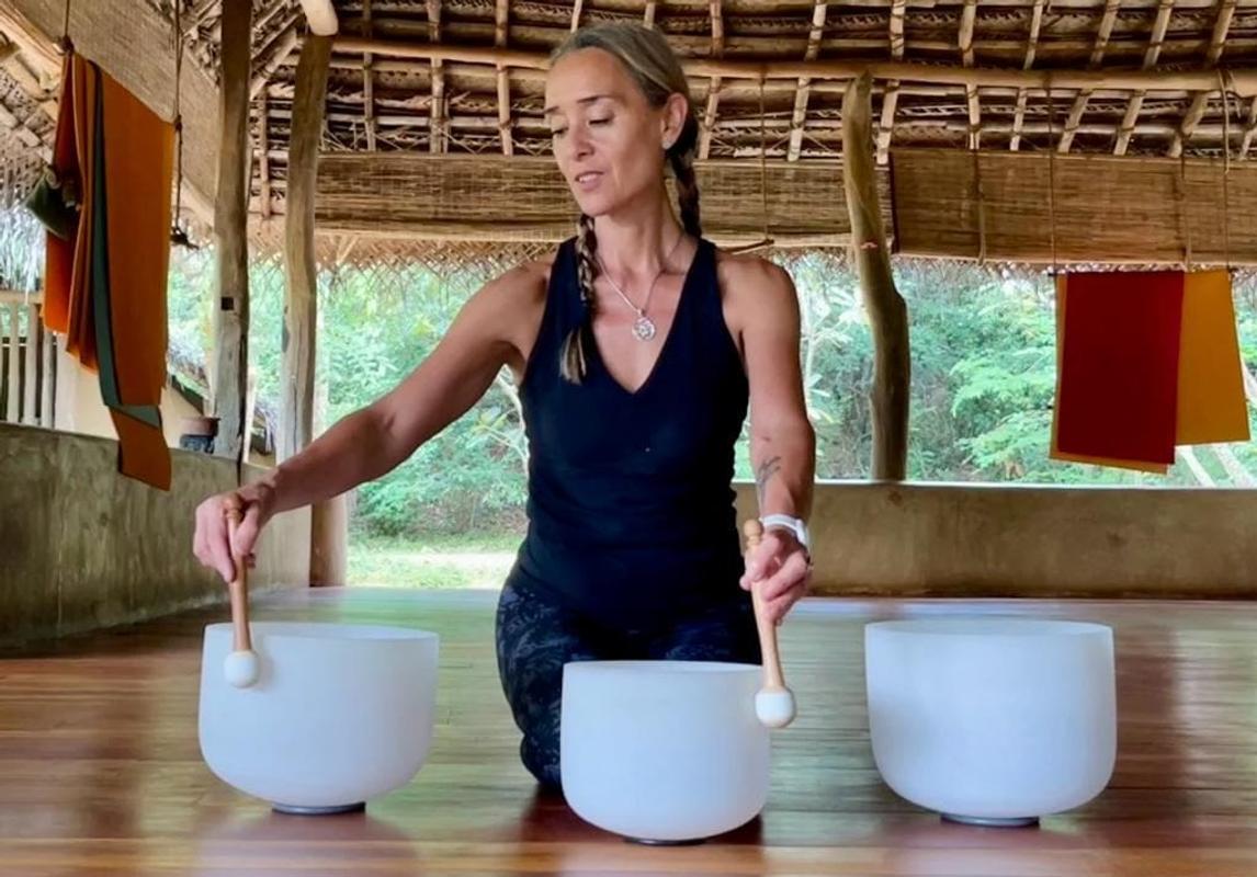 Florentina Lam-Clark at Ulpotha Yoga Retreat